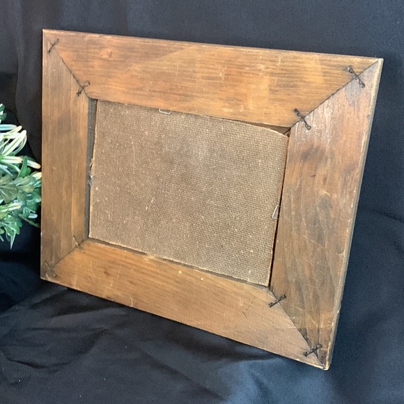 Vintage acrylic / oil painting - fruit and pitcher on wood - Picture 5 of 9